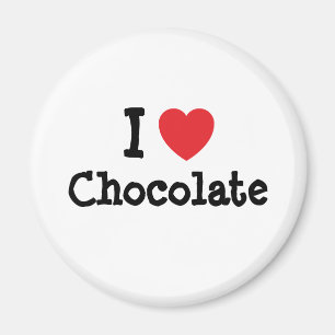 I love Chocolate heart T-Shirt Magnet