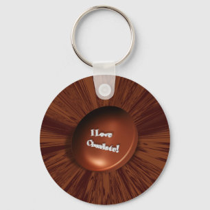 I Love Chocolate Key Ring