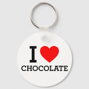 I Love Chocolate Key Ring