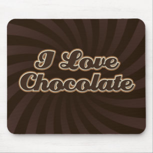 I Love Chocolate Mousepad