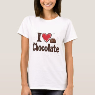 I Love Chocolate – Sweet Treat Design T-Shirt