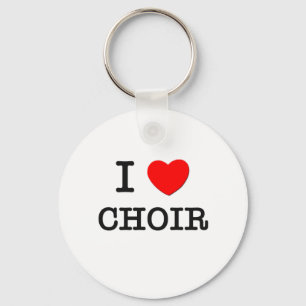 I Love Choir Key Ring