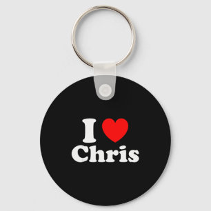 I Love Chris Valentine Sorry Ladies Guys Heart Bel Key Ring