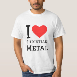 I love christian metal square sticker T-Shirt