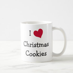 I Love Christmas Cookies Coffee Mug