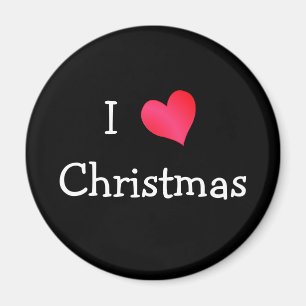I Love Christmas Magnet