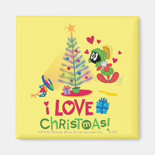 I Love Christmas - MARVIN THE MARTIAN™ Magnet