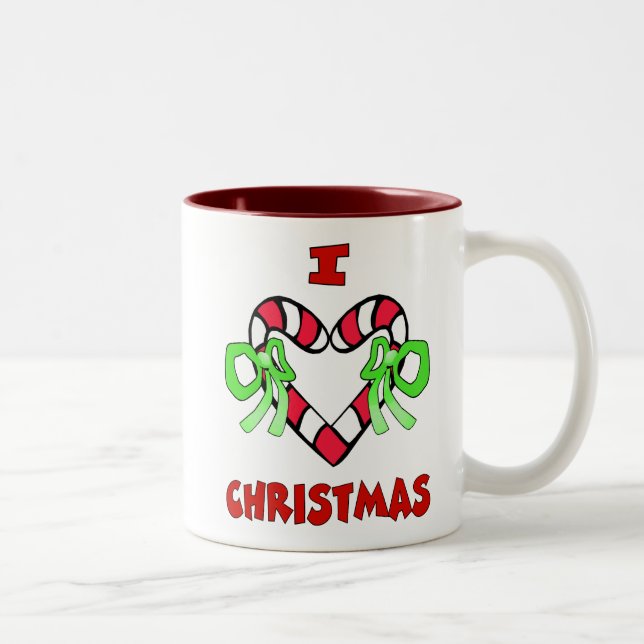 I Love Christmas Mug (Right)