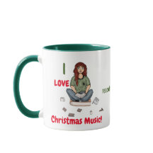 I love Christmas Music! Mug