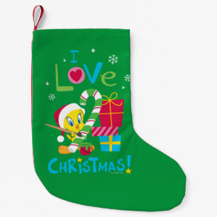 I Love Christmas - TWEETY™ Small Christmas Stocking