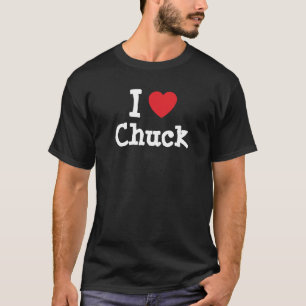 I love Chuck heart custom personalised T-Shirt