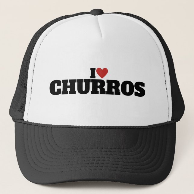 I Love Churros Trucker Hat (Front)