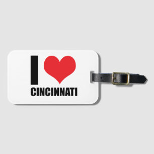 I love Cincinnati Luggage Tag