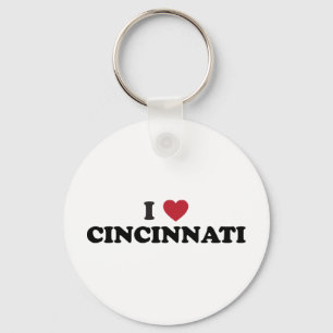 I love Cincinnati Ohio Key Ring