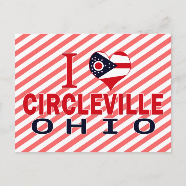 I love Circleville, Ohio Postcard (Front)