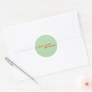 I love CISV Sticker (Set of 4)