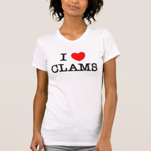 I Love CLAMS ( food ) T-Shirt