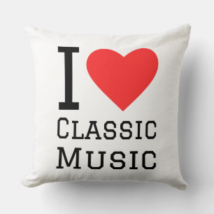 I love classic music cushion
