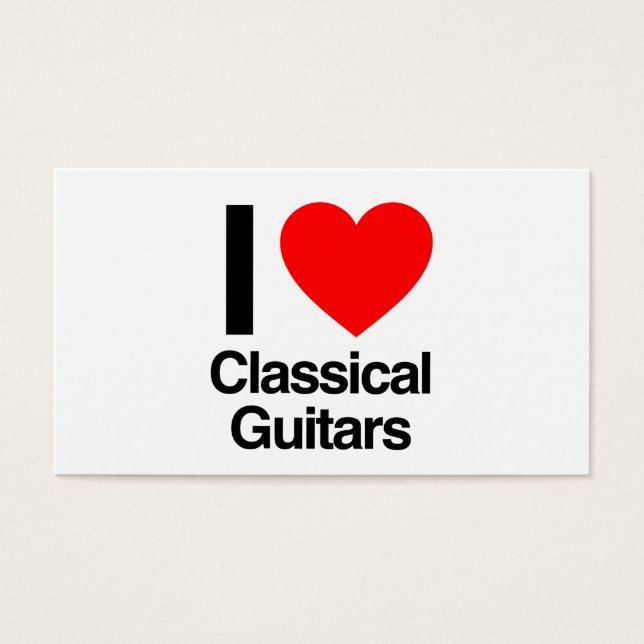i love classical guitars (Front)