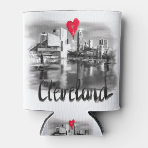 i love cleveland can cooler