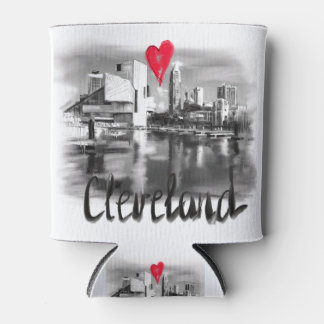 i love cleveland can cooler