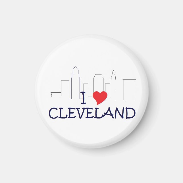 I Love Cleveland Magnet (Front)