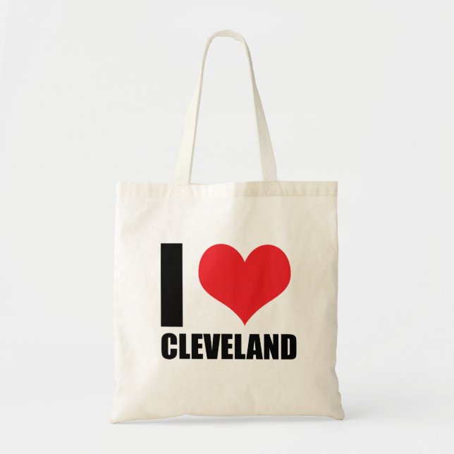 I love Cleveland  Tote Bag (Front)