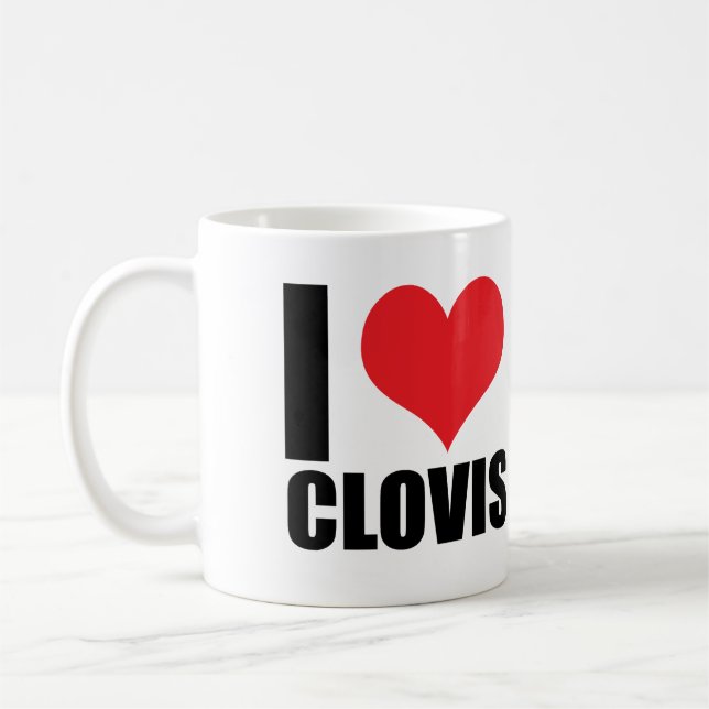 I love Clovis Coffee Mug (Left)