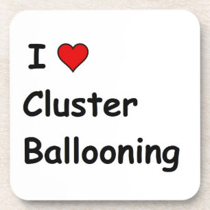 I Love Cluster Ballooning Coaster