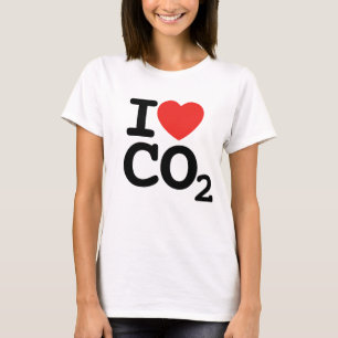 I love CO2 - I love carbon dioxide women's t-shirt