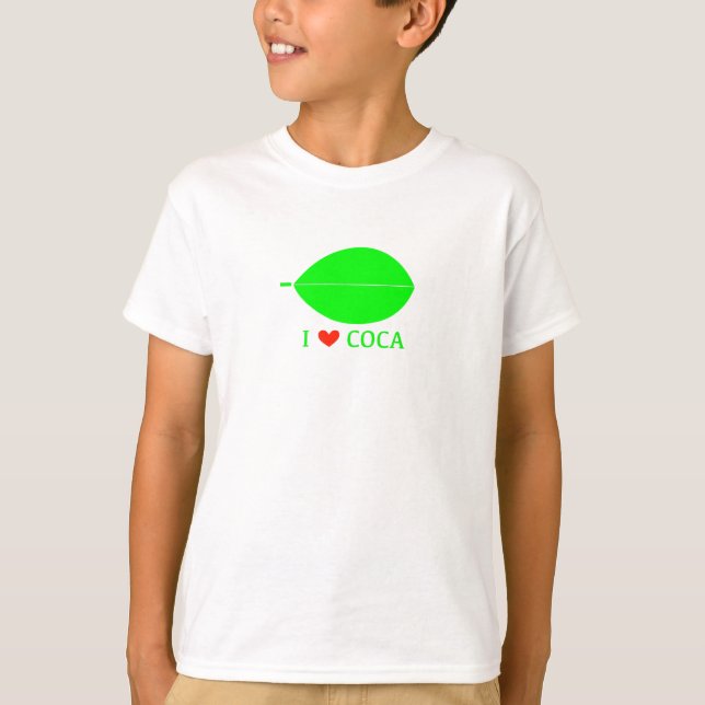 I LOVE COCA T-shirtrs kIds youth gift mens 子供服　ギフト T-Shirt (Front)