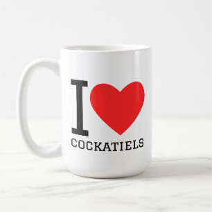 I love cockatiels coffee mug
