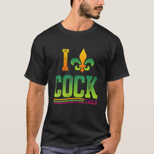 I Love Cocktails Mardi Gras T-Shirt