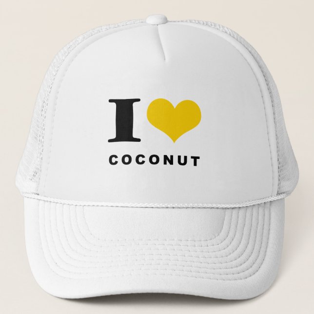 I love coconut trucker hat (Front)