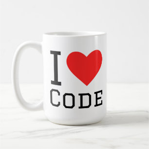 I love code coffee mug
