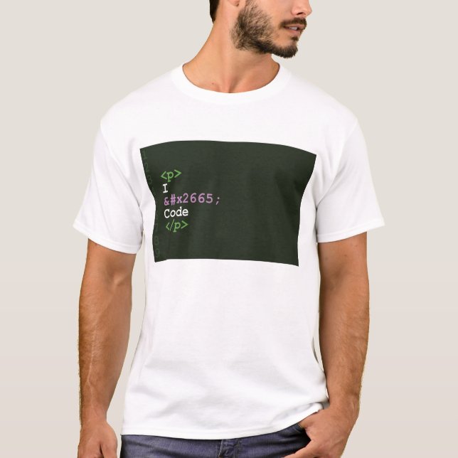 I love code T-Shirt (Front)