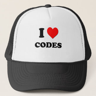 I love Codes Trucker Hat
