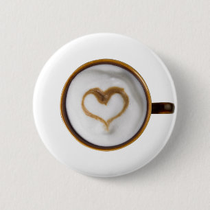 I Love Coffee 03 6 Cm Round Badge