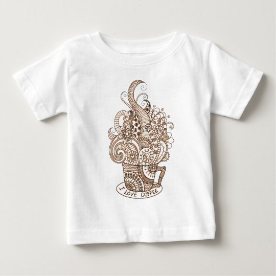 I Love Coffee Baby T-Shirt