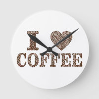 I Love Coffee Beans Wall Art