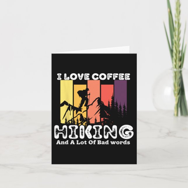 I Love Coffee  Card (Front)