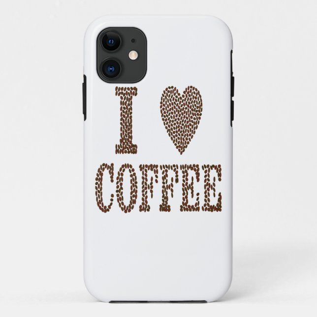 I Love Coffee Case-Mate iPhone Case (Back)
