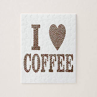 I Love Coffee Jigsaw Puzzle