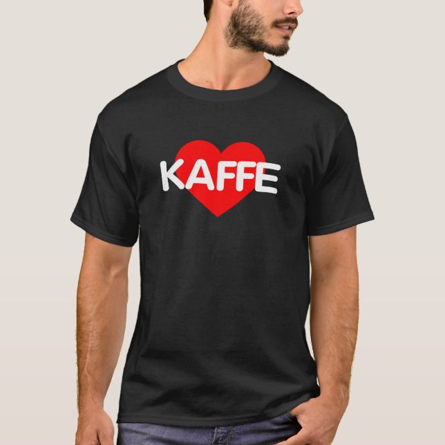 I Love Coffee - Kaffe T-Shirt (Front)