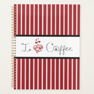 I Love Coffee Letter Art Planner
