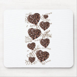 I Love Coffee!! Mouse Pad