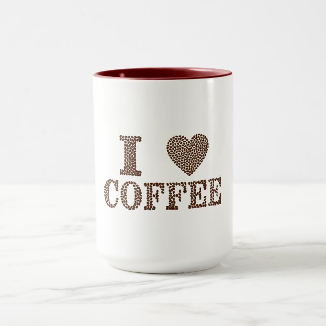 I Love Coffee Mug (Center)