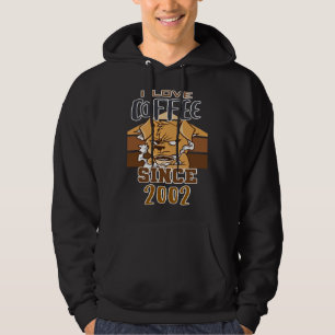 I love coffee since 2002 hoodie