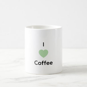 I love coffee text mug