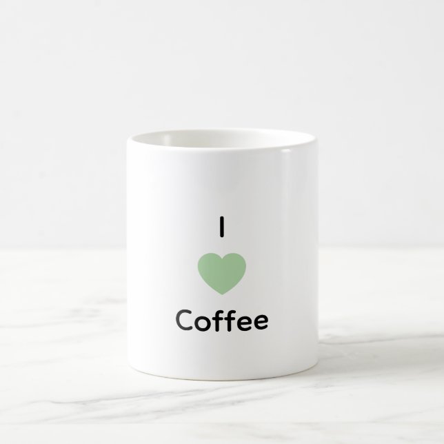 I love coffee text mug (Center)